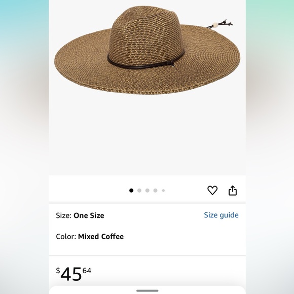 San Diego Hat Company Tan Wide Brim Hat - Picture 4 of 7